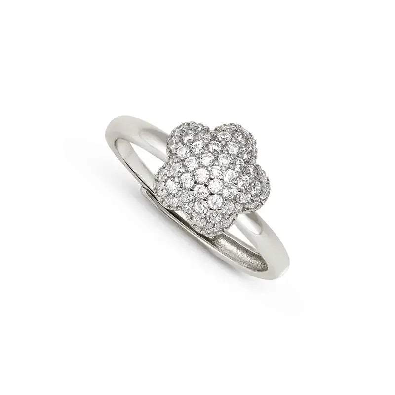 Nomination LifePoetry Silver Ring with Rounded Flower