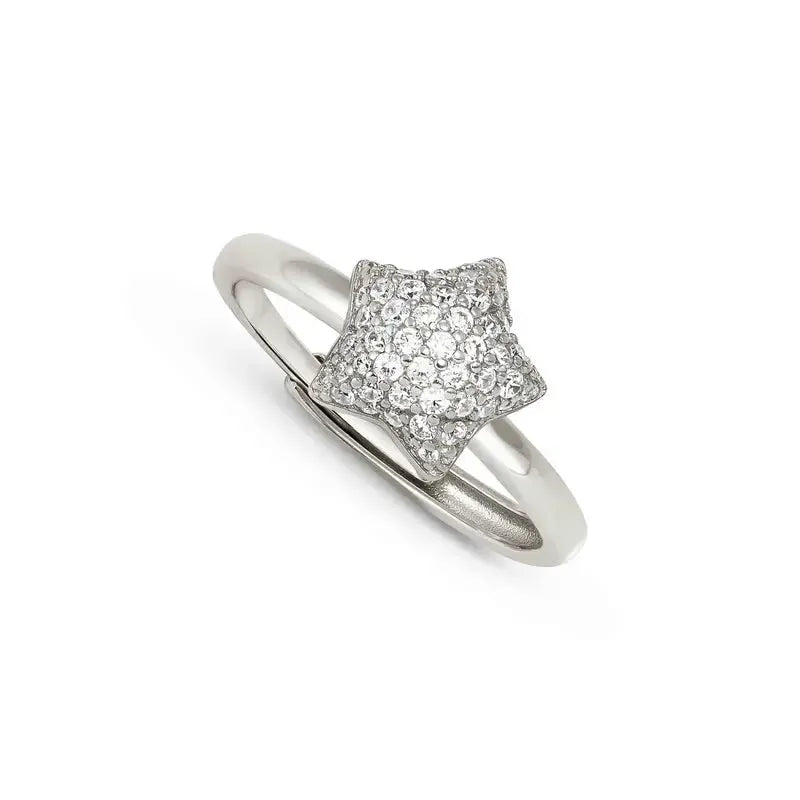Nomination LifePoetry Silver Ring with Rounded Star