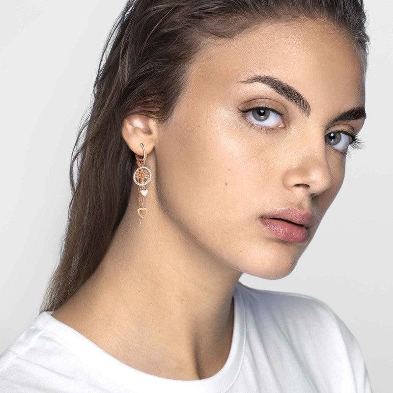 Nomination Long Vita Earrings With Hearts