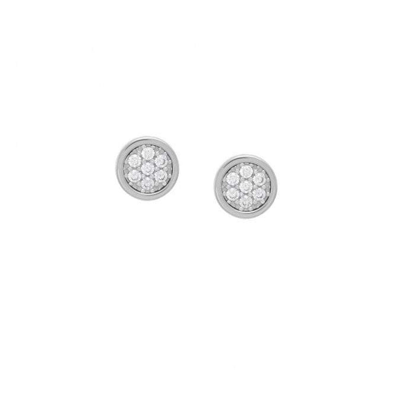 Nomination Lotus Silver Swarovski Zirconia White Earrings