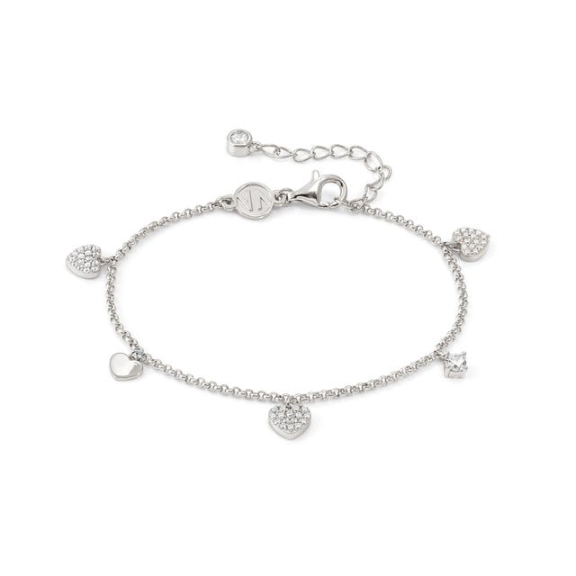 Nomination Lucentissima Bracelet with Mixed Pendants and Heart CZ