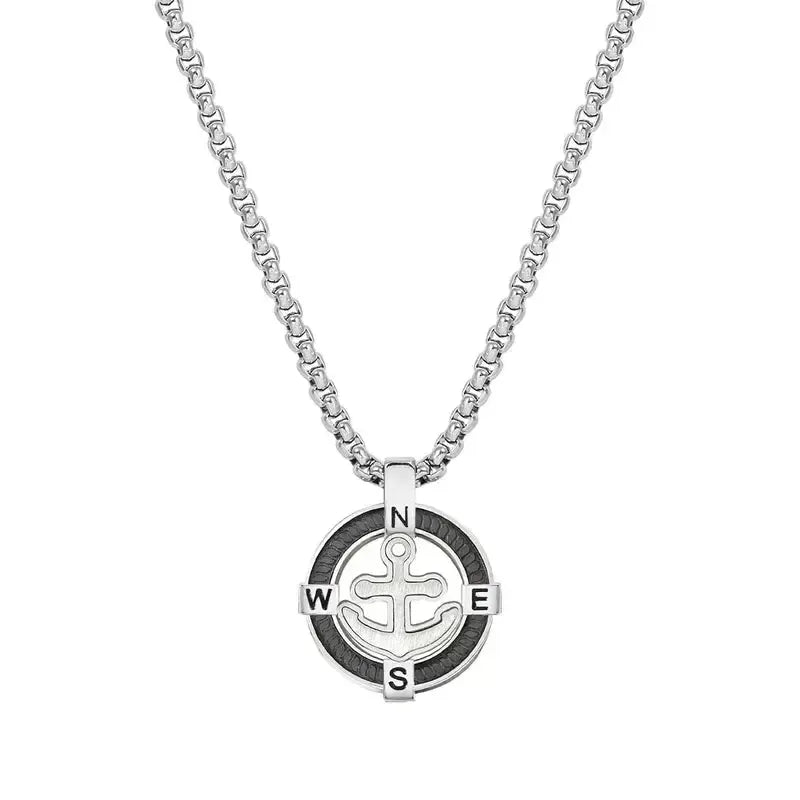 Nomination ManVision Stainless Steel Anchor Necklace