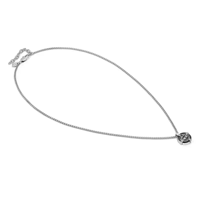 Nomination ManVision Stainless Steel Black Anchor Necklace