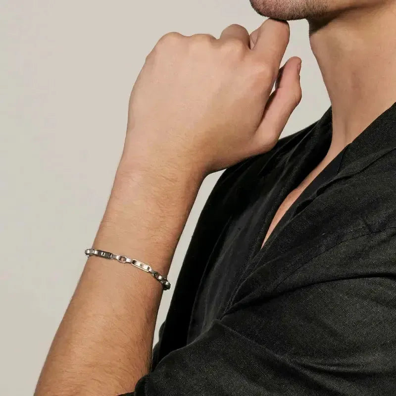 Nomination ManVision Stainless Steel Bracelet Modern Geometric Design