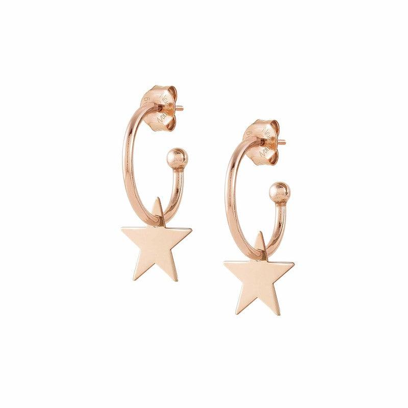 Nomination Melodie Hoop Earrings with Stars
