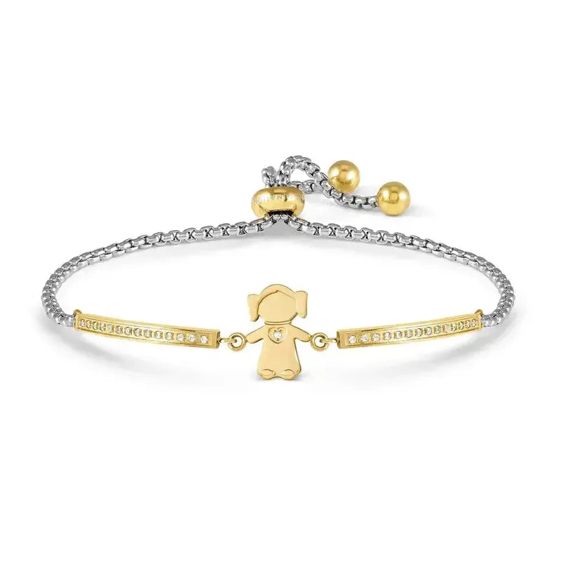 Nomination Milleluci Gold Bracelet with Girl