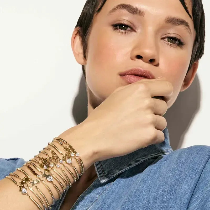 Nomination Milleluci Gold Four-Leaf Clover Bracelet