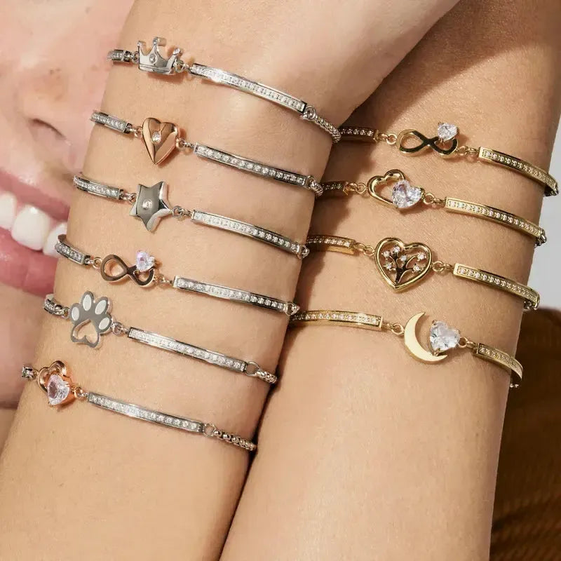 Nomination Milleluci Gold Bracelet with Girl