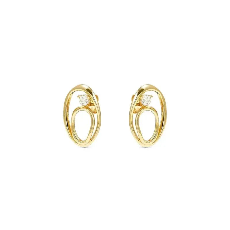 Nomination My Rebel Art Gold Oval Earrings