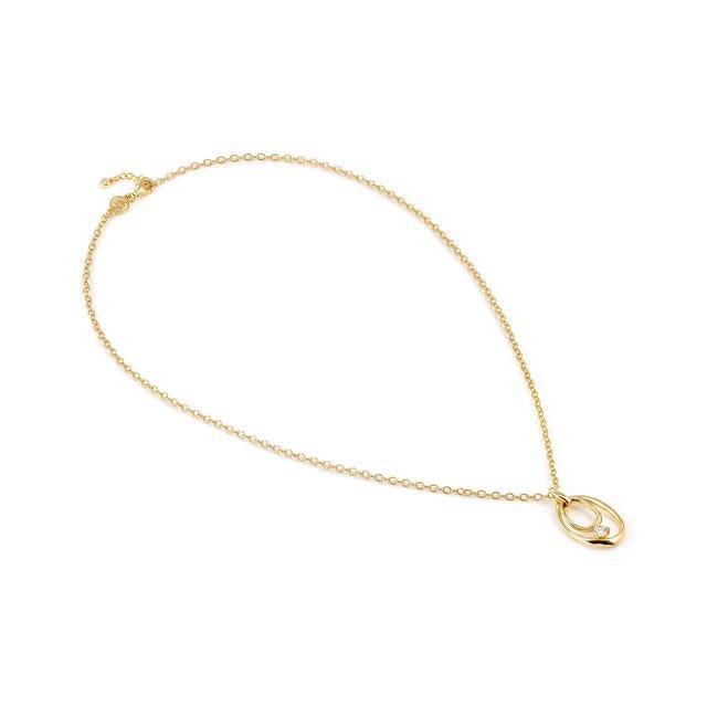 Nomination My Rebel Art Oval Necklace White Stone