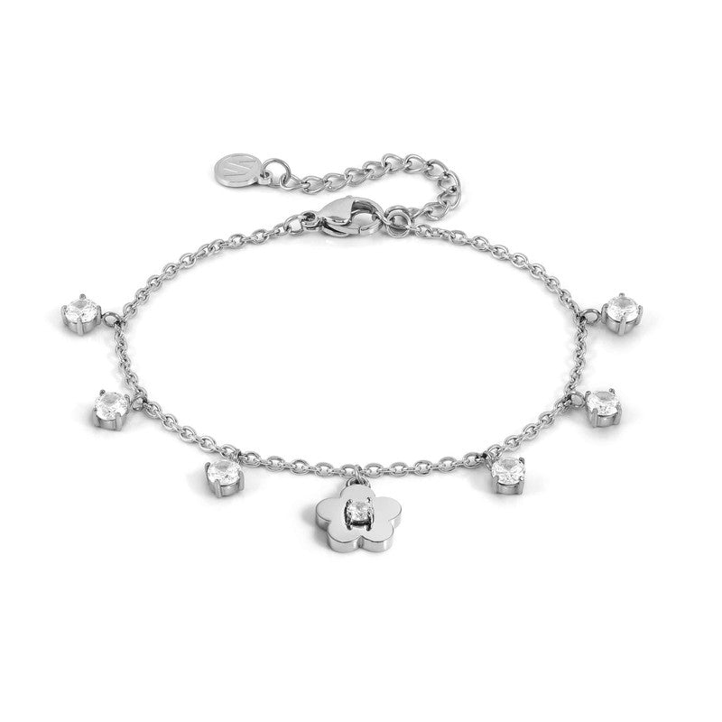 Nomination MySophie Bracelet, Flower, Cubic Zirconia, Sterling Silver