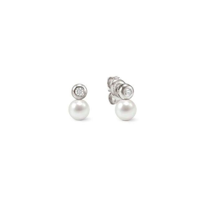 Nomination Pearls Loop Circle Pearl Earrings