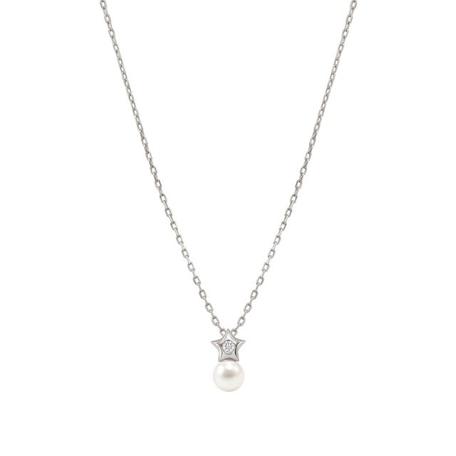 Nomination Pearls Loop Star and Pearl Necklace