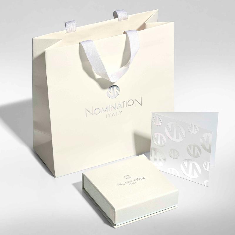 Nomination Petit Sparkle Clover Hoop Earrings