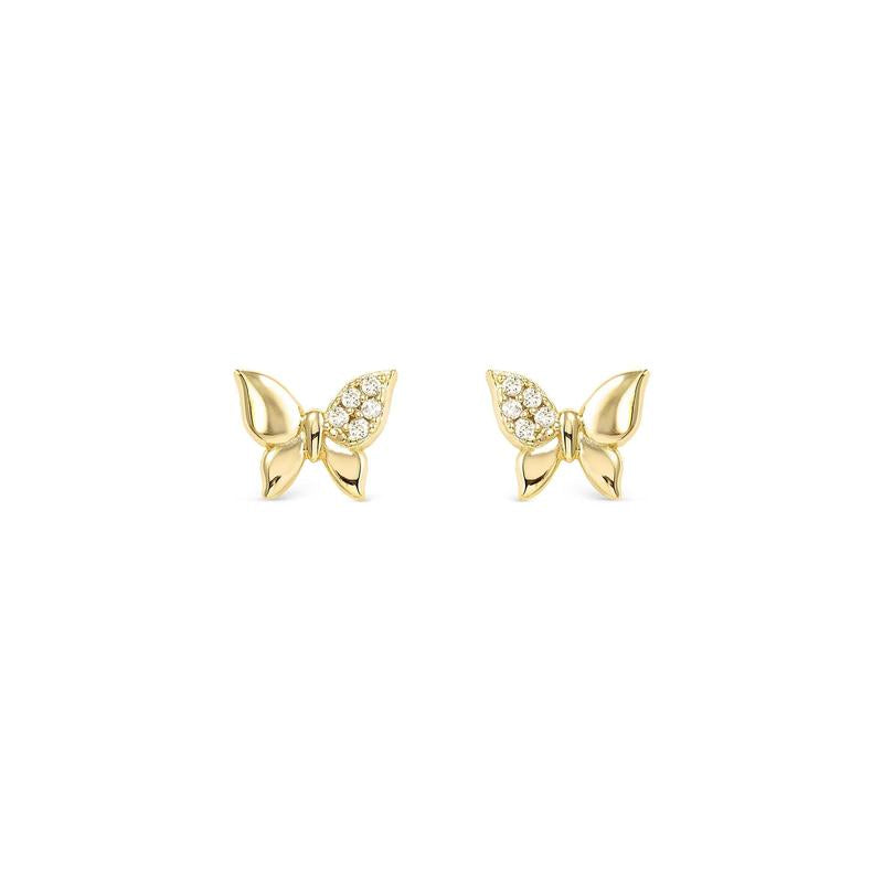 Nomination Petit Sparkle Dainty Butterfly Stud Earrings