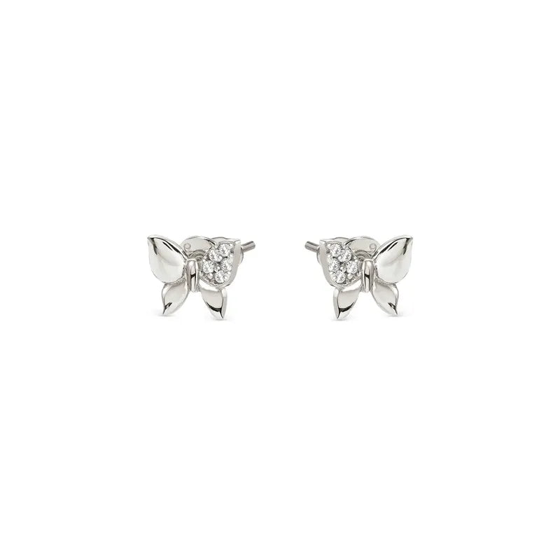 Nomination Petit Sparkle Dainty Butterfly Stud Earrings