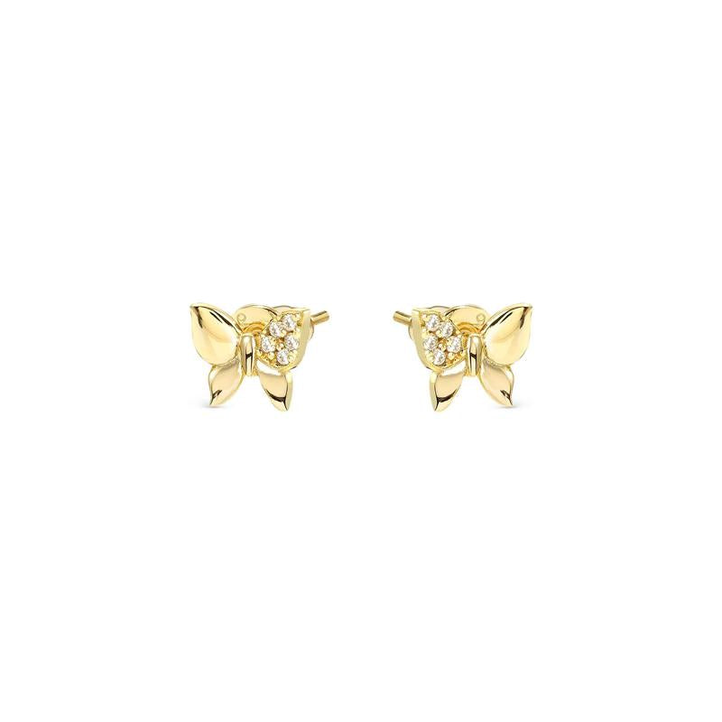 Nomination Petit Sparkle Dainty Butterfly Stud Earrings