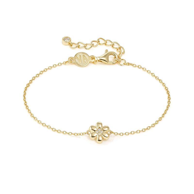 Nomination Petit Sparkle Gold Flower Bracelet