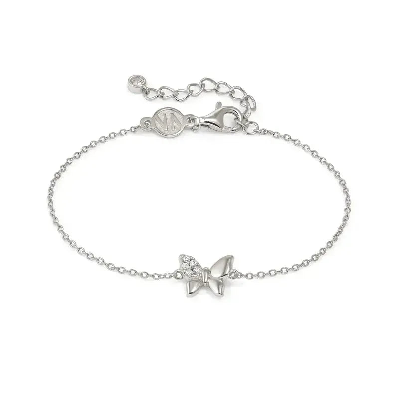 Nomination Petit Sparkle Silver Butterfly Charm Bracelet