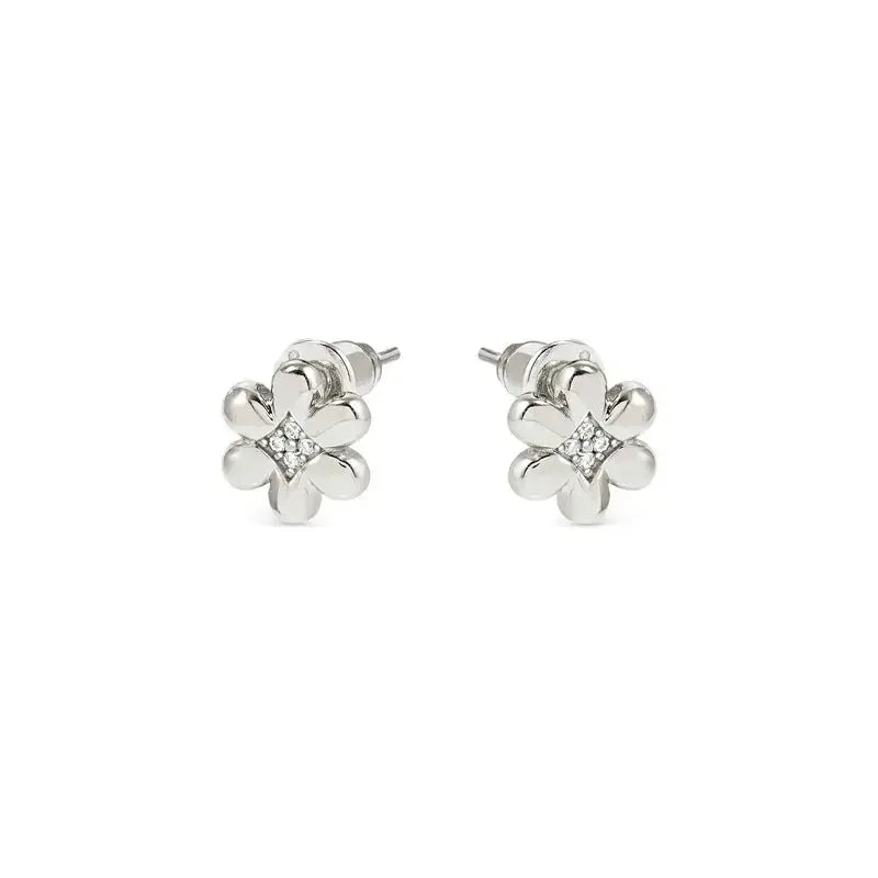 Nomination Petit Sparkle Silver Flower Stud Earrings