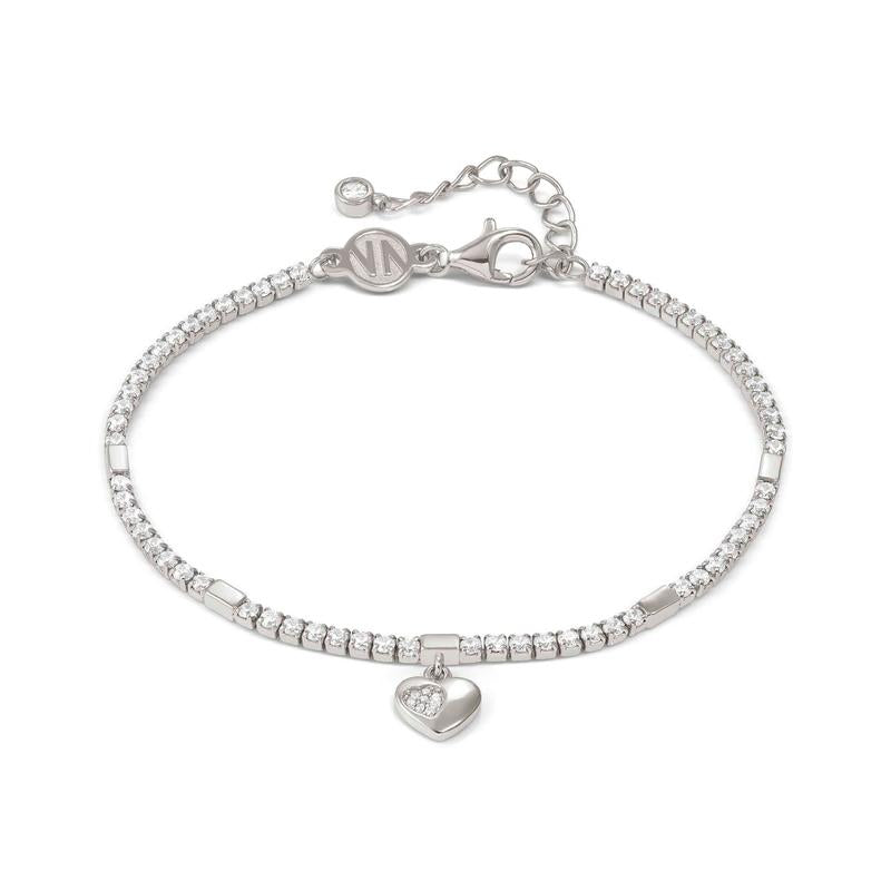 Nomination Petit Sparkle Silver Heart Tennis Bracelet