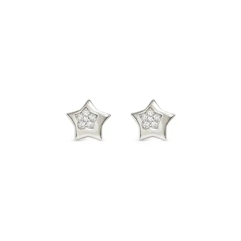 Nomination Petit Sparkle Silver Star Stud Earrings