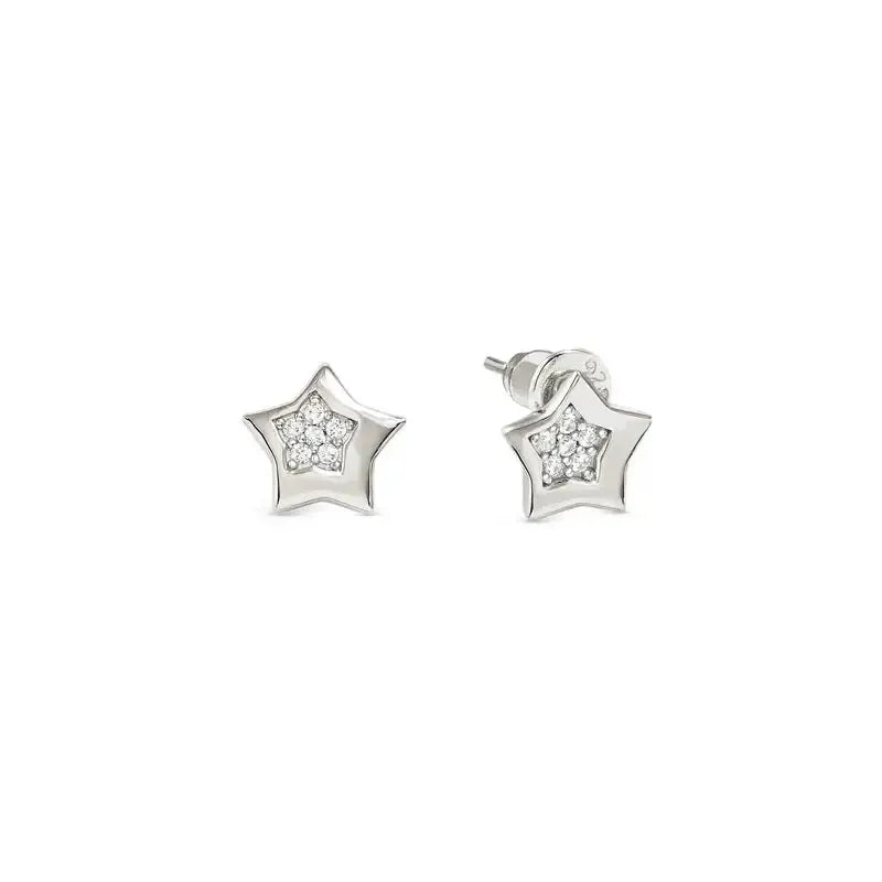 Nomination Petit Sparkle Silver Star Stud Earrings