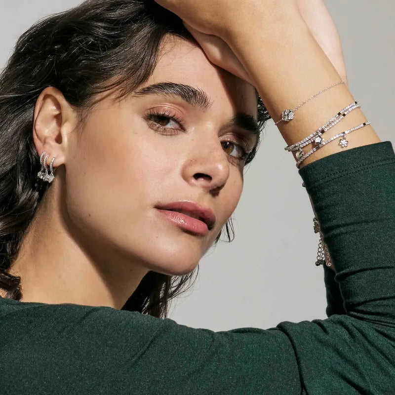 Nomination Petit Sparkle Silver Tennis Bracelet