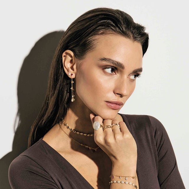 Nomination Precious Moves Hearts CZ Band Ring