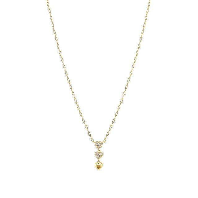 Nomination Precious Moves Silver 3 Hearts Necklace