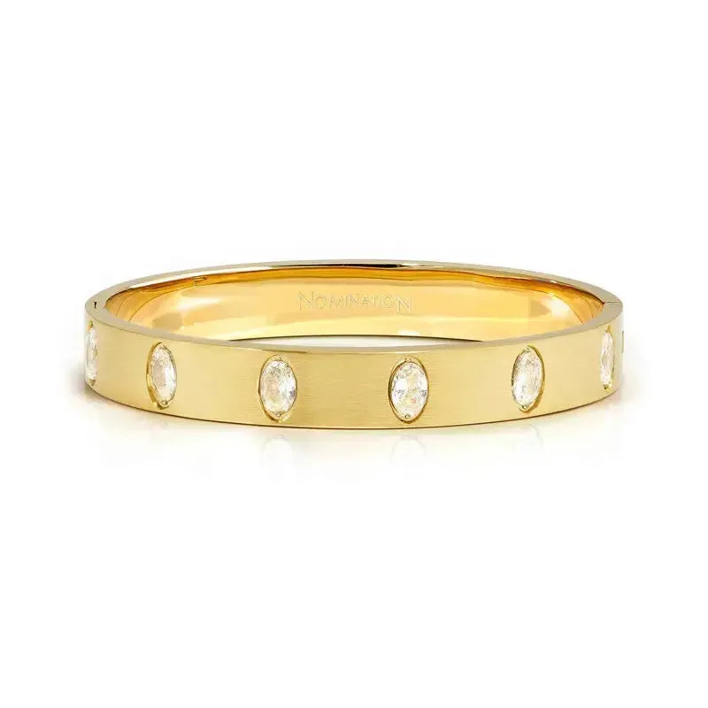 Nomination Pretty Bangles Wide Gold Bracelet