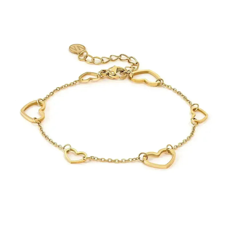Nomination Ritmatika Gold Heart Bracelet