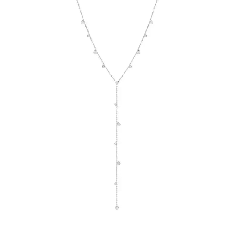 Nomination Ritmatika Heart Lariat Silver Necklace