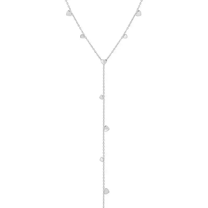 Nomination Ritmatika Heart Lariat Silver Necklace