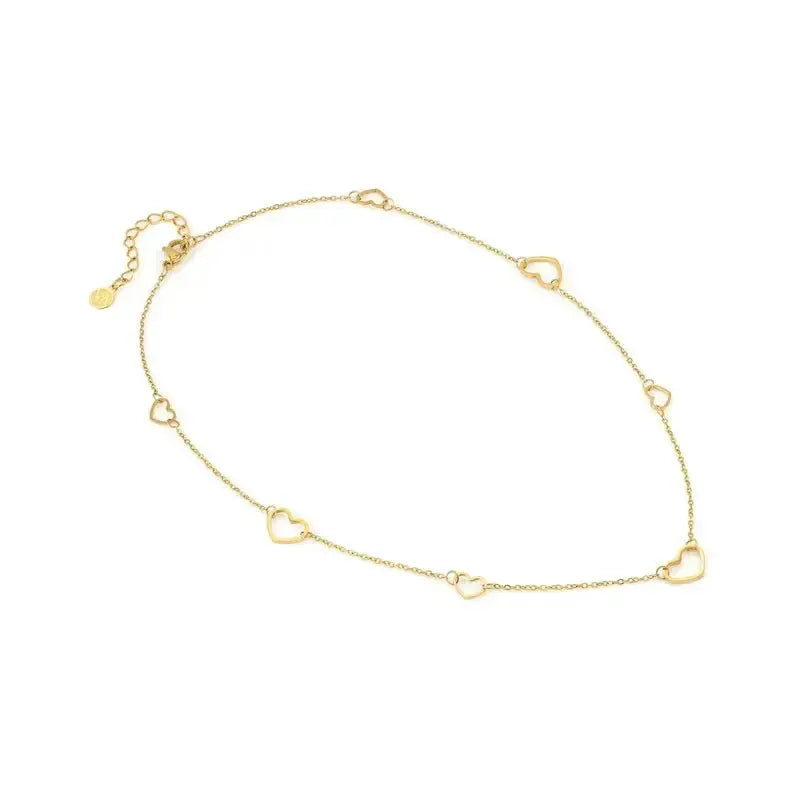 Nomination Ritmatika Long Gold Heart Necklace