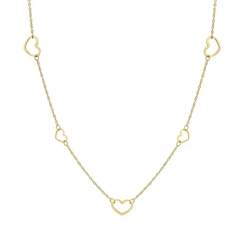 Nomination Ritmatika Long Gold Heart Necklace