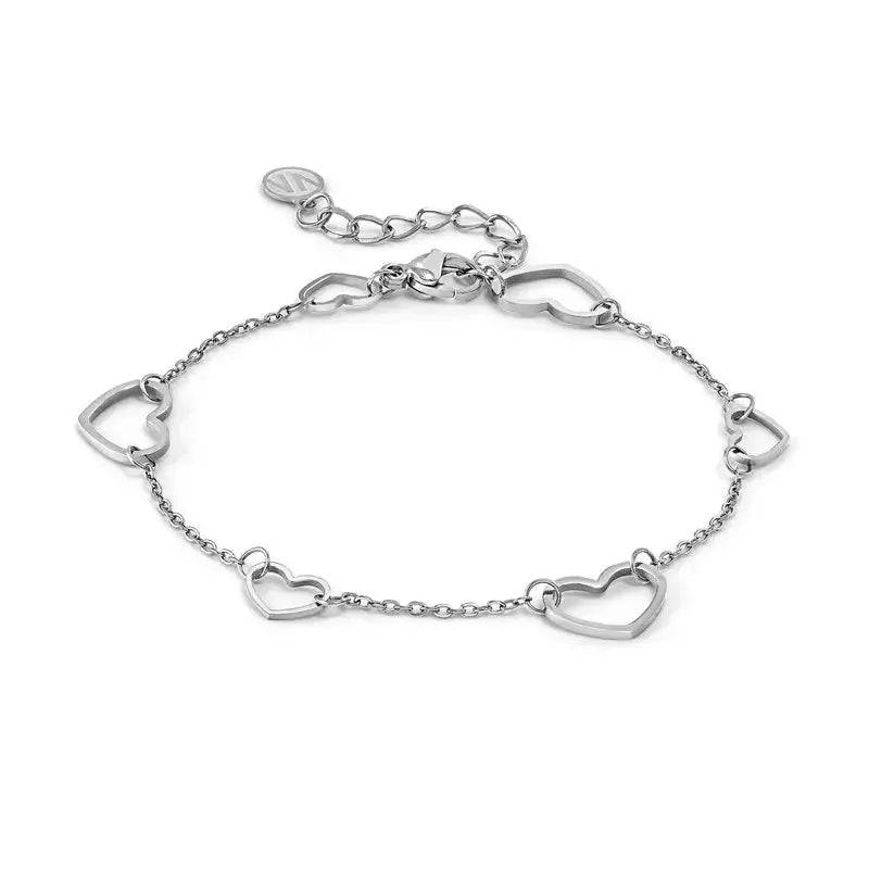 Nomination Ritmatika Silver Heart Bracelet