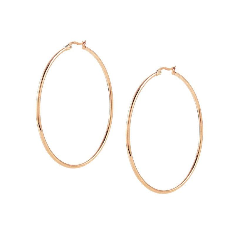 Nomination Rose Silhouette Hoop Earrings