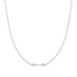 Nomination SeiMia Necklace, Simulated White Pearls, Silver
