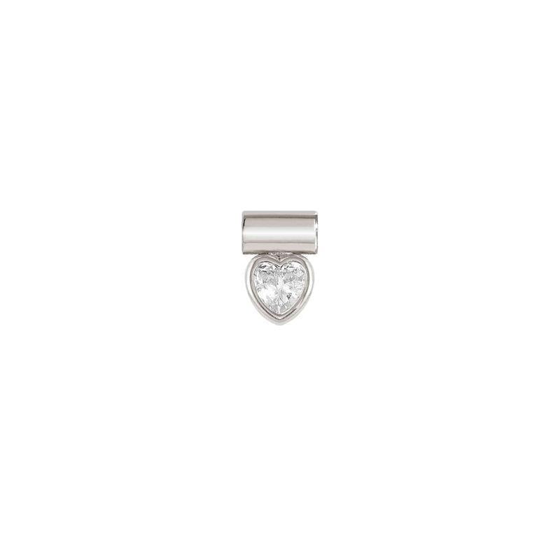 Nomination SeiMia Pendant Cubic Zirconia Heart, Silver - front