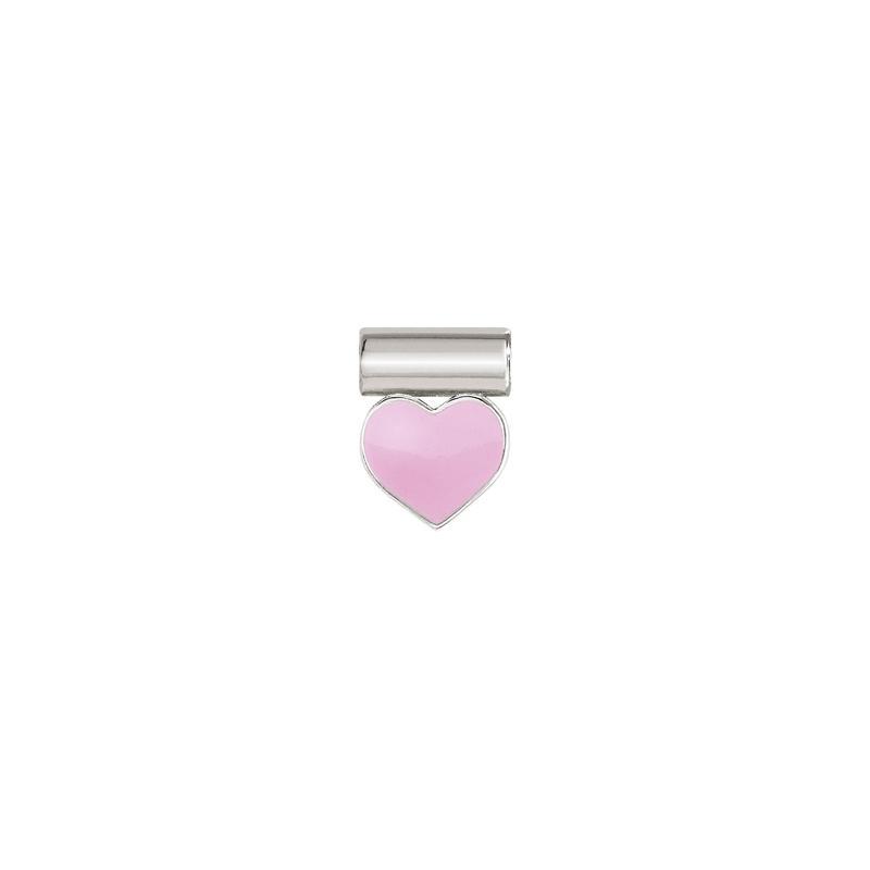 Nomination SeiMia Pendant, Enamel Heart, Silver
