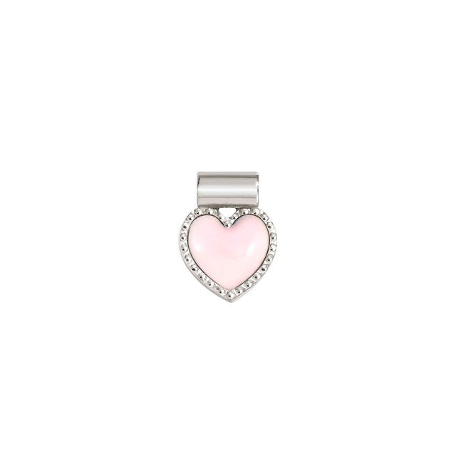 Nomination SeiMia Pendant, Pink Heart, Silver & Enamel
