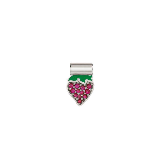 Nomination SeiMia Pendant, Strawberry, Cubic Zirconia, Silver