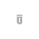 Nomination Seimia Pendant, Letter U, Cubic Zirconia, Silver