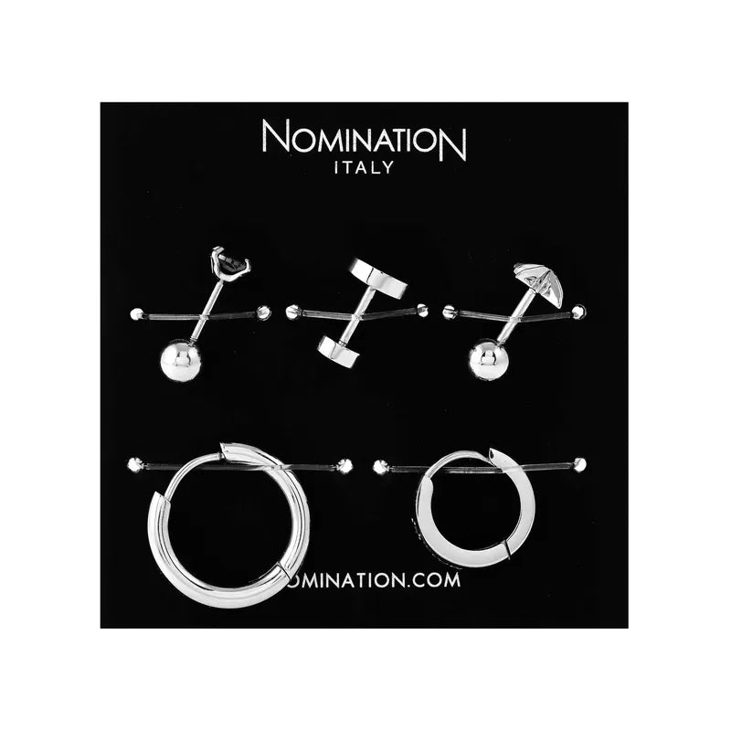 Nomination Set of 5 Atlante Stainless Steel Earrings