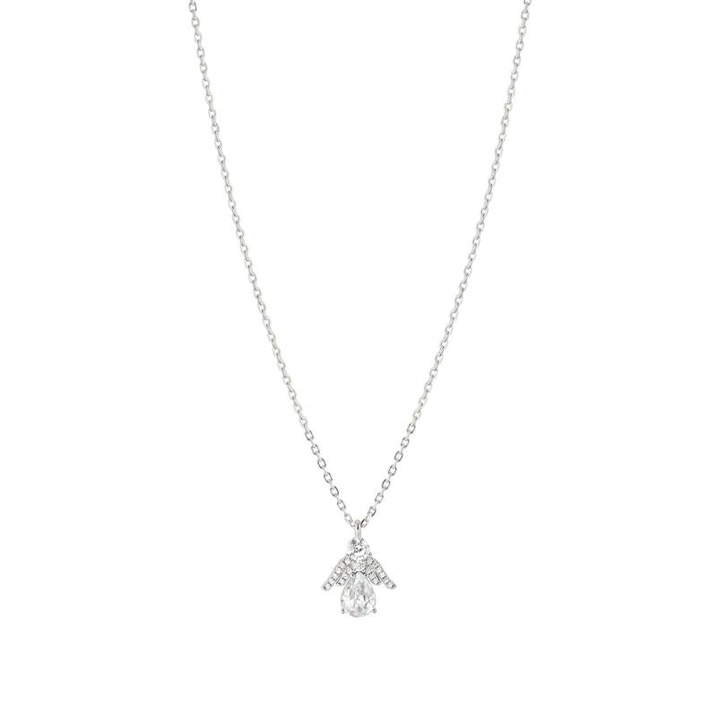 Nomination Shine Me Up Necklace, Angel with Cubic Zirconia, Sterling Silver