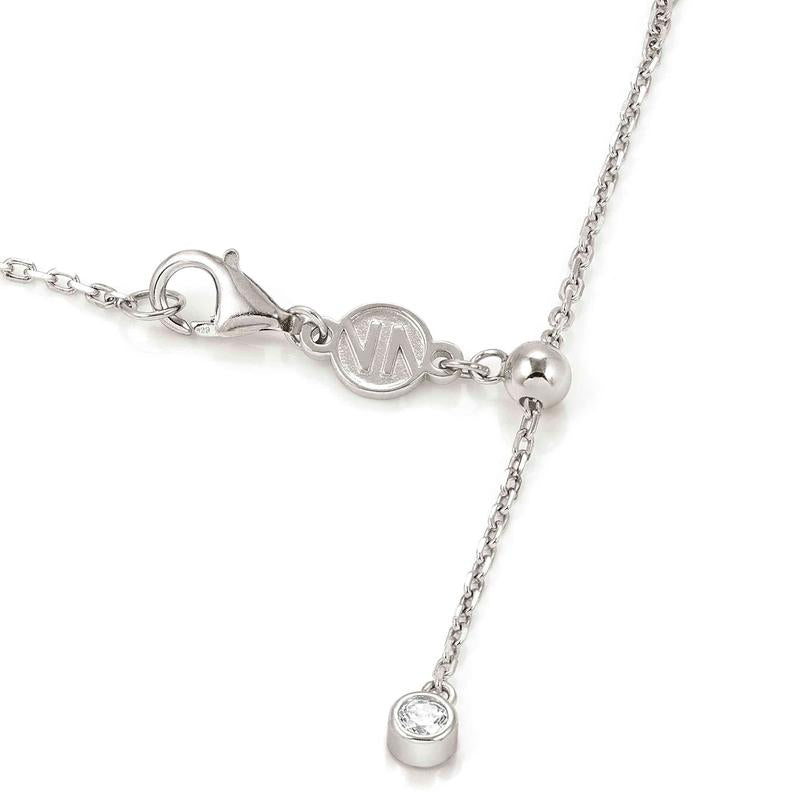 Nomination Shine Me Up Necklace, Cross with Cubic Zirconia, Sterling Silver
