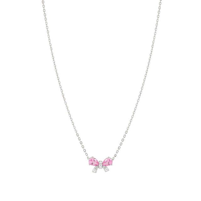 Nomination Shine Me Up Gemstone Bow Necklace with Cubic Zirconia