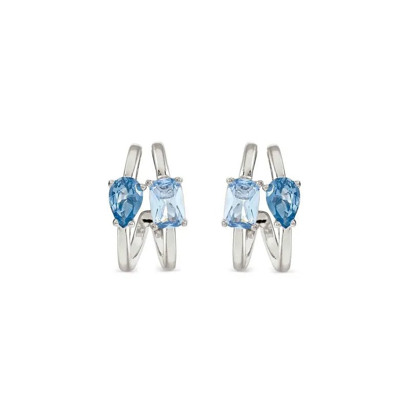 Nomination Silver Colour Wave Aurora Hoop Earrings