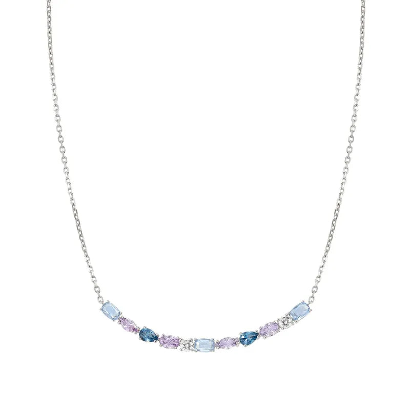 Nomination Silver Colour Wave Aurora Long Bar Necklace